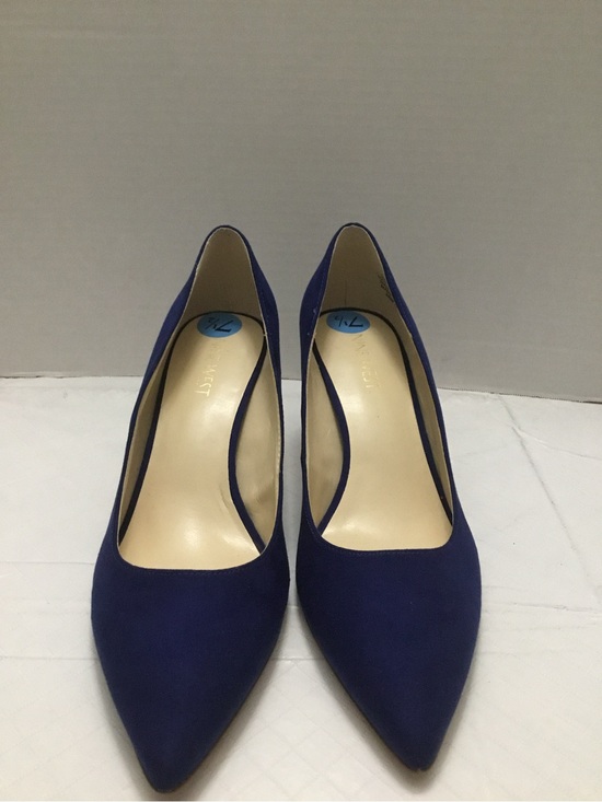 Nine West Shoes - Nine West Royal Blue Pointed Toe Pumps Stiletto Heel Size 7.5 Like New